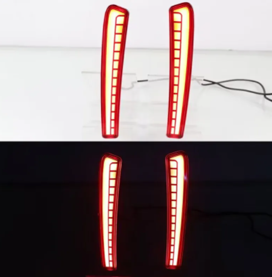 KEEN New LED Rear Bumper Reflector Light for Toyota Corolla 2019 2020 2021 Tail Light Flow Turn Signal Brake Parking Lamp