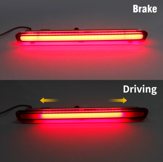  KEEN New 12 V Red Rear Bumper Reflectors Light for Toyota Hilux Tail Lights Auto Brake Warning Lamp Flow Driving