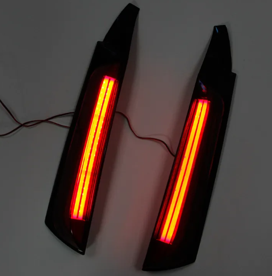  KEEN For Toyota FORTUNER 2015-2018 Led Rear Bumper Reflector Pillar Light Fog Lamp Driving Brake Tail Light 12V