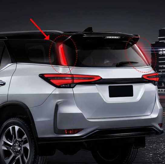  KEEN For Toyota FORTUNER 2015-2018 Led Rear Bumper Reflector Pillar Light Fog Lamp Driving Brake Tail Light 12V