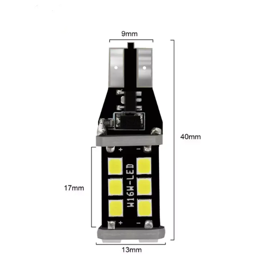  KEEN 12V Canbus T15 W16W LED Reverse Light Bulb 2835 15SMD led Turn Signal Reversing Backup Tail Lamp