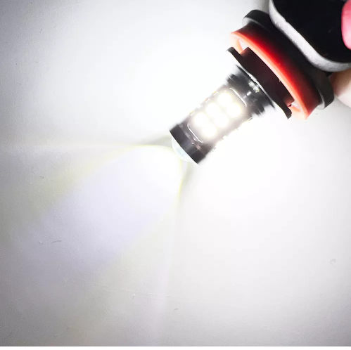 KEEN 12-24V LED H7 Fog Light 3030 27smd Car led Bulb 9005 9006 H1 H11 H8 Projector Lens Car Fog Lamp DRL Driving Lights 