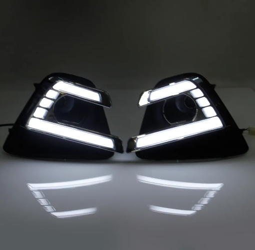  KEEN 12V Daytime Running Light for Mazda CX-5 CX5 2015 2016 Car Led DRL with Turn Signal Daylight Fog lamp Cover LED