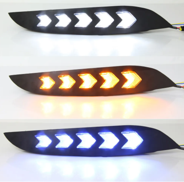  KEEN Car Parts Led DRL for Mazda 3 AXELA 2019 2020 Start-scan Daytime Running Lamp with Flow Turn Signal Fog Light Head Lights