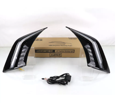 KEEN Car Led DRL for Lexus ES Series ES350 ES250 2018-2022 Daytime Running Lights Flow Turn Signal Fog Lamp Auto Head Lights