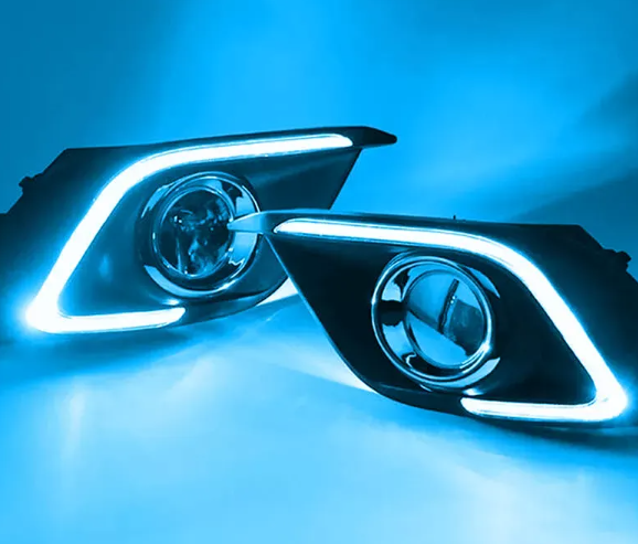  KEEN LED Daytime Running Light for Mazda 3 AXELA 2013-2016 Car DRL with Turn Signal Driving Head Lamp Fog Lamp Cover led