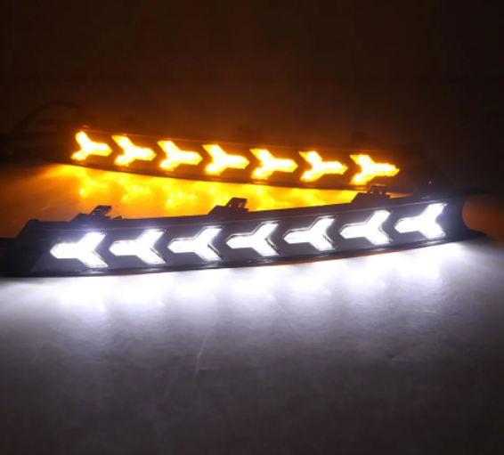  KEEN LED Daytime Running Light for Mazda CX-5 cx5 2017 2018 2019 2020 2021 DRL with Flowing Turn Signal Fog Lamp