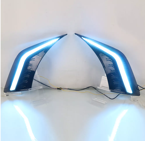 KEEN Car Led DRL for Lexus ES Series ES350 ES250 2018-2022 Daytime Running Lights Flow Turn Signal Fog Lamp Auto Head Lights