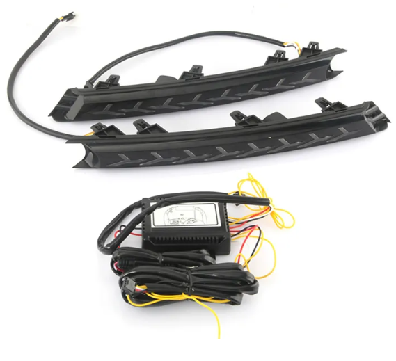  KEEN 12V LED DRL for Mazda CX-5 CX5 2017 2018 2019 Daytime Running Lamp with Dynamic Turn Signal Fog Lights