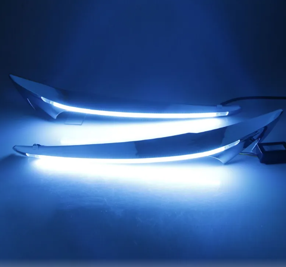   KEEN 12V Headlamp Eyebrow led for Mazda CX-5 2013-2015 Led DRL Turn Signal Lamp Headlight Eyelids Decoration Lamp