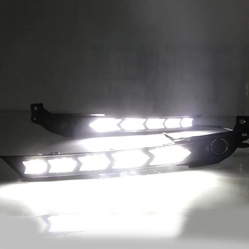 KEEN 12V Car Light Daytime Running Lamp for Mazda CX-5 CX5 2017-2021 led DRL Fog Lamp Flow Turning Headlight