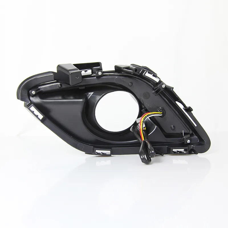  KEEN 12V Daylight LED for MAZDA 6 ATENZA 2013-2016 Fog Lamp Cover LED DRL Turn Signal Lights Auto Headlight