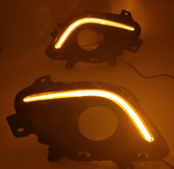  KEEN LED led DRL for Mazda 6 Atenza 2013-2016 Daytime Running Light with Turn Signal Driving Fog Lamp