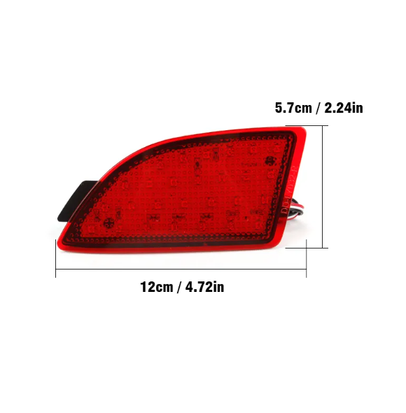  KEEN Waterproof 12v Rear Reflectors led for Mazda 2 3 6 AXELA 2013-2016 Car Light Tail Warning Light Brake Lamp