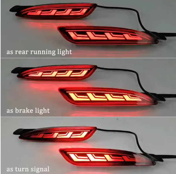 KEEN 12V Rear Bumper Light for Mazda CX-5 CX5 2022 Start-scan led Tail Light with Flow Turn Signal Brake Lamp