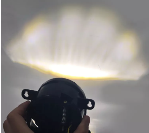 KEEM 12V Start-scan Car led Fog Lamp for Ford F150 Fiesta Mondeo Focus Foglights with Angel Eye Yellow and White Head Lights