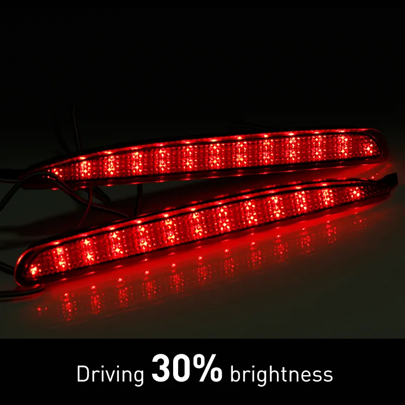  KEEN 12V Car Accessories Taillamp Brake Stop LED Red Rear Bumper Reflector For Mazda 6 atenza LED Tail Light Warning Lamp