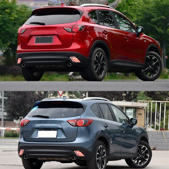   KEEN Wholesale Rear Bumper Reflectors for Mazda CX-5 2013-2016 Red Rear Bumper Light Tail Brake Warning Led