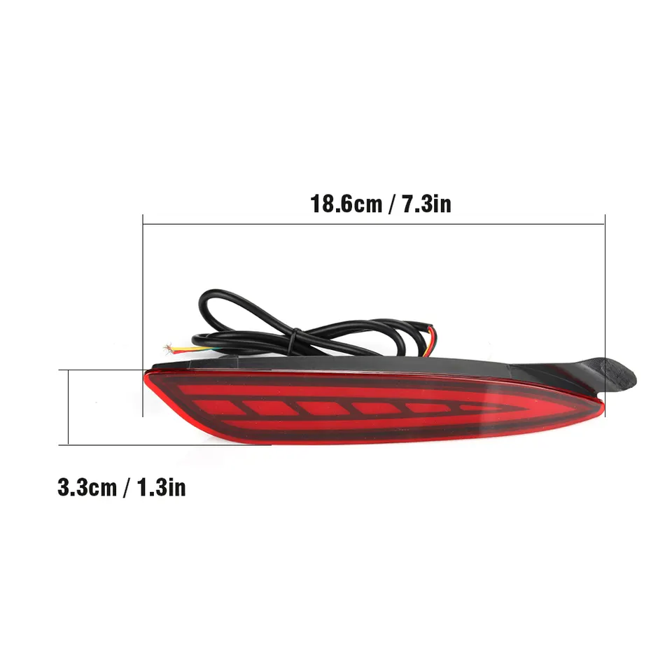 KEEN 12V LED Rear Bumper Light For Mazda 3 Axela Mazda 6 Atenza Hatchback 2019-2021 Tail lights with Turn Brake Lamp