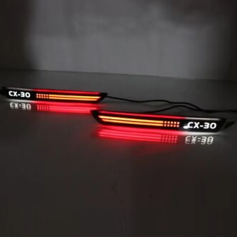   KEEN New Rear Bumper Light for Mazda CX-30 CX30 2020-2021 Tail Lights with Flow Turning Signal Brake Lamp