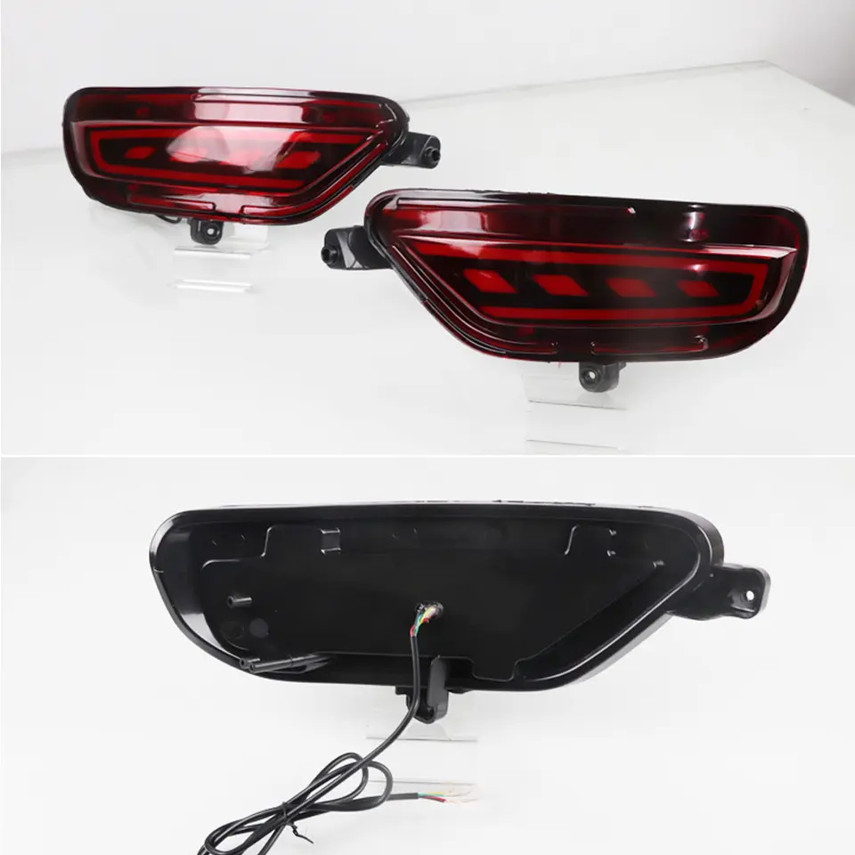 KEEN Waterproof Car led Rear Bumper Reflector for Mazda CX-5 2018-2020 Tail light with flow Turning Brake Stop Light