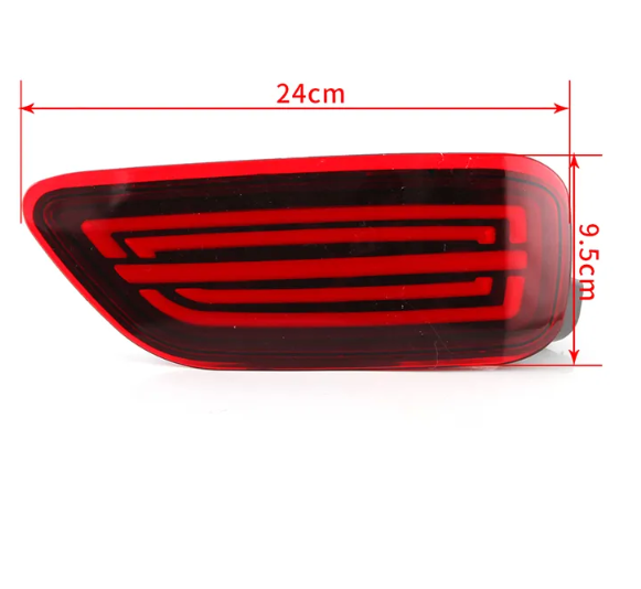  KEEN 3 Functions led Tail Light for Nissan Patrol 2014-2019 Led Turning Rear Bumper Light Brake Warning Lamp