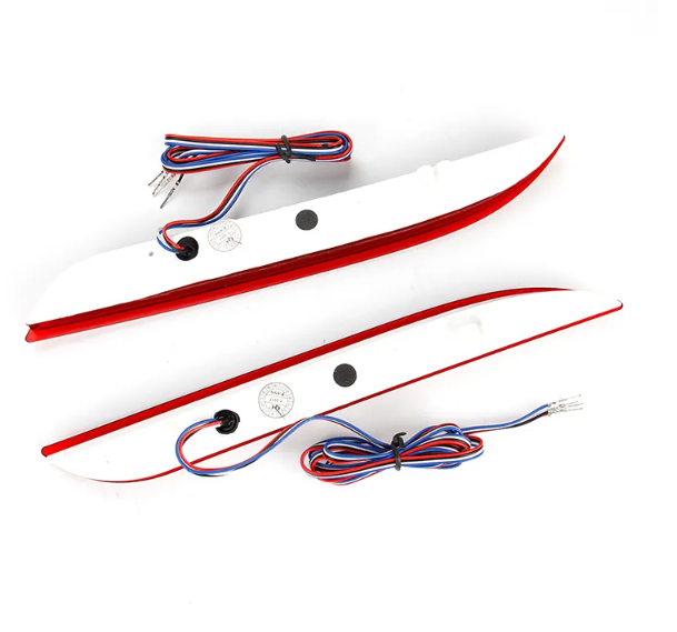 KEEN 12V Start-scan Rear Bumper Light for Ford Mustang 2015-2021 Turn Signal Tail Lamp Rear Strobe Brake Parking Reflector Light