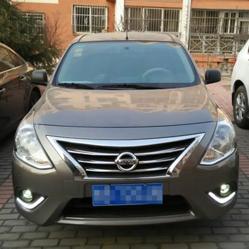 KEEN Super Bright 12V LED DRL for Nissan SUNNY Versa 2014 Led Daytime Running Light with amber Turn Signal Light