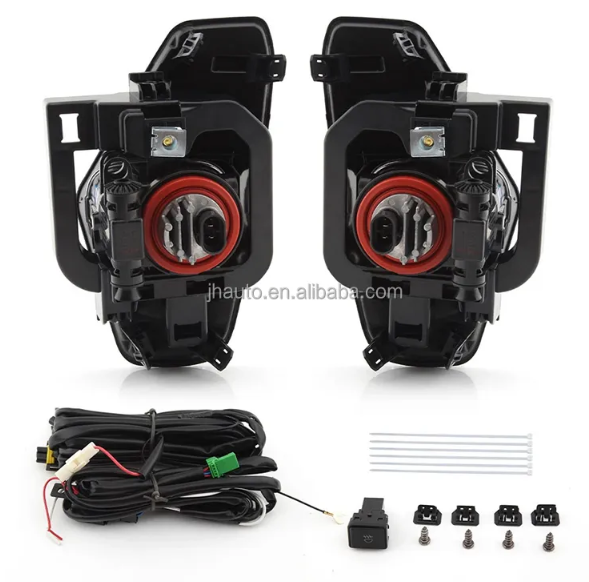  KEEN Super Bright Car LED Fog Light For 2021 Nissan Navara NP300 DRL 6000K 2022 White Frontier Fog Lamp Cover Light 12V LED