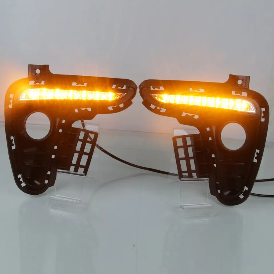  KEEN Wholesale Daytime Running Light for Kia Rio K2 2017 2018 DRL Car Driving Foglights Head lights