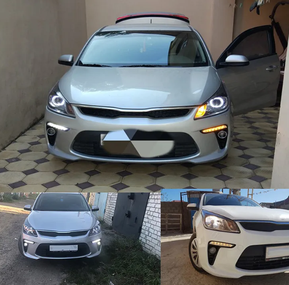  KEEN Wholesale Daytime Running Light for Kia Rio K2 2017 2018 DRL Car Driving Foglights Head lights