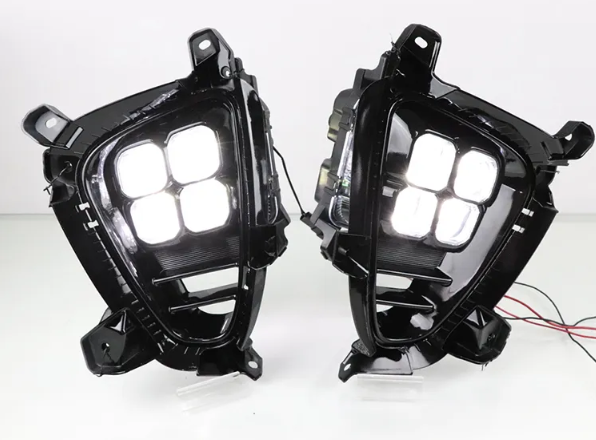  KEEN Korean version For Kia Sorento or prime GT style 2017 2018 2019 LED DRL Fog lamps Foglight Daytime Running Light