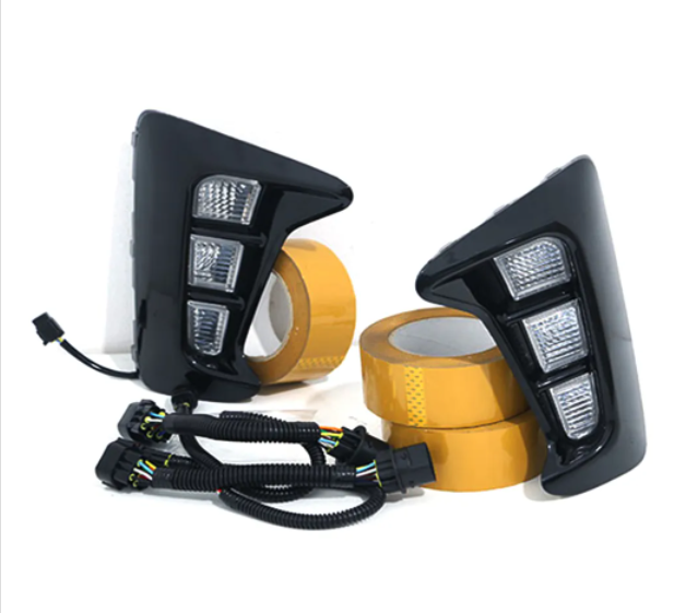 KEEN LED Spare Parts Daytime Running Light for kia Pegas Soluto 2018 2019 2020 LED DRL Fog Lamp Cover Fog light
