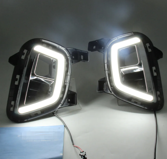  KEEN New Daytime Running Lights for KIA Sonet India Version 2020 2021 2022 led DRL Turn Signal Driving Fog Light Headlamp