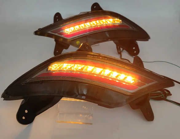 KEEN Car Rear Bumper Light for Hyundai IX25 Creta 2020 2021 Tail Fog Lamp Brake Reverse Flow Turn Signal Reflector Lights