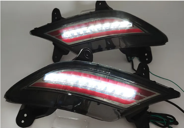 KEEN Car Rear Bumper Light for Hyundai IX25 Creta 2020 2021 Tail Fog Lamp Brake Reverse Flow Turn Signal Reflector Lights