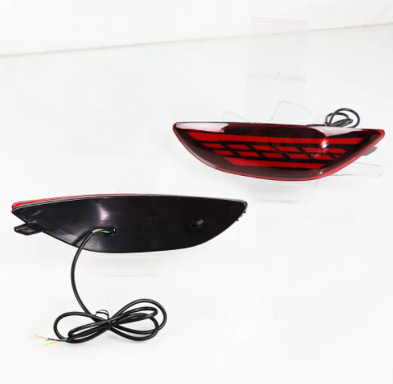 KEEN Led Rear Bumper Light for Hyundai Accent Verna Brio Solaris 2012-2016 Tail Lamp Flow Turn Brake Parking Lights Reflectors