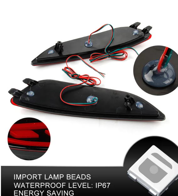  KEEN Hot Sale LED Rear Bumper Light for Hyundai Accent Hatchback 2012-2017 Brake Parking Reflectors Tail Lamp