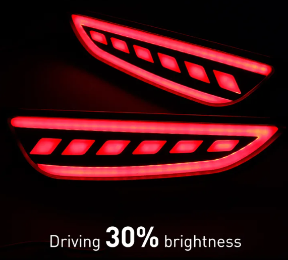  KEEN Hot Sale LED Rear Bumper Light for Hyundai Accent Hatchback 2012-2017 Brake Parking Reflectors Tail Lamp