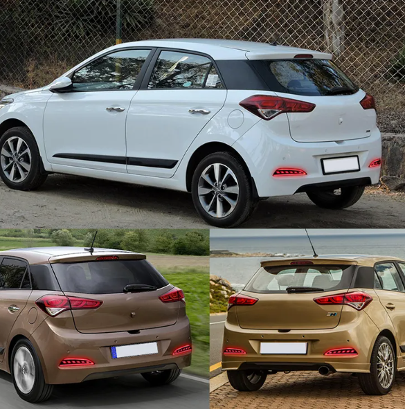  KEEN Hot Sale LED Rear Bumper Light for Hyundai Accent Hatchback 2012-2017 Brake Parking Reflectors Tail Lamp