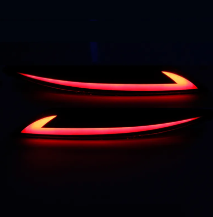   KEEN Wholesale Car Rear Bumper Reflectors for Hyundai Sonata 8 2012-2015 Car Tail Lamp Warning led Brake Stop light