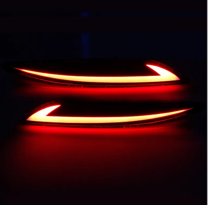   KEEN Wholesale Car Rear Bumper Reflectors for Hyundai Sonata 8 2012-2015 Car Tail Lamp Warning led Brake Stop light