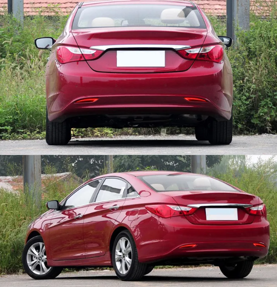   KEEN Wholesale Car Rear Bumper Reflectors for Hyundai Sonata 8 2012-2015 Car Tail Lamp Warning led Brake Stop light