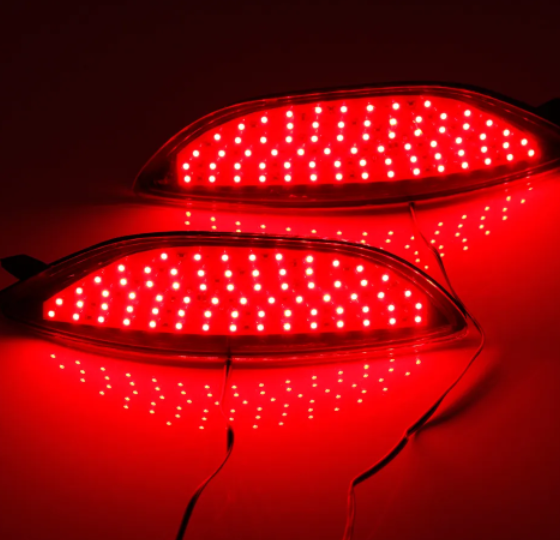    KEEN Waterproof Red 12V LED Car Rear Bumper Light For 2012-2016 Hyundai Accent/Verna Auto Tail Brake Lights led Reflector