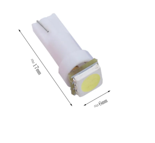 KEEN DC12V T5 5050 1SMD LED Car Wedge Dashboard LED Bulbs Instrument Indicator Lights Auto Interior Lamp