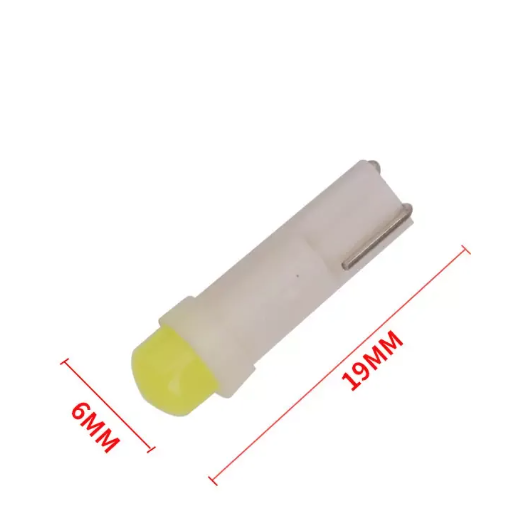 led 12V Auto Bulb T5 COB 1LED Wedge LED Dashboard Lights Bulbs Car Gauges Instrument Panel Lamp Interior Light