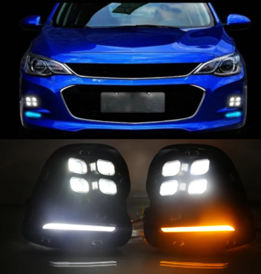   KEEN 12 V LED DRL for Chevrolet Cavalier 2016-2018 Auto daytime running light fog lamp car daylight drl