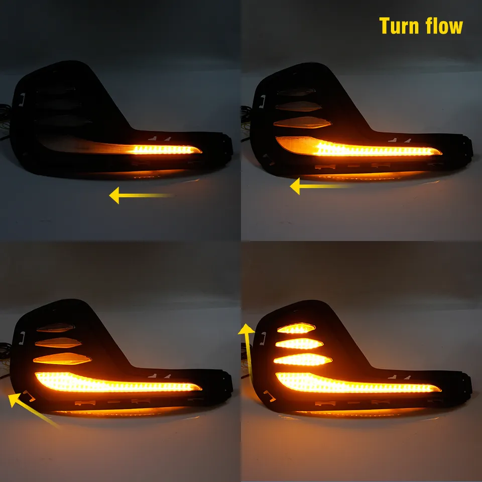  KEEN Car Accessories Headlight DRL LED For Chevrolet Cavalier/Onix 2020 Daytime Running Light Turn Signal