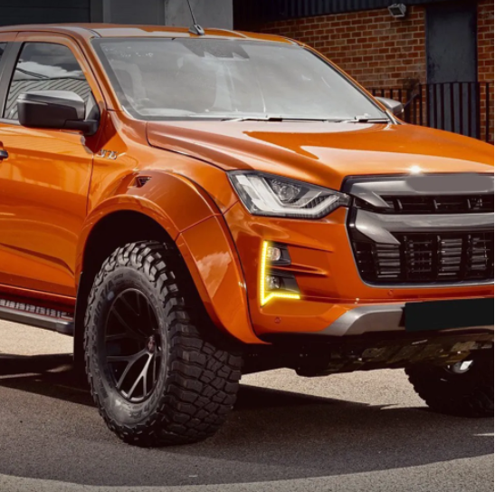  KEEN 12V Sequential led Daytime Running Light for ISUZU D-Max 2021-2022 DRL with Flow Turning Lights Dmax Fog Light Cover LED