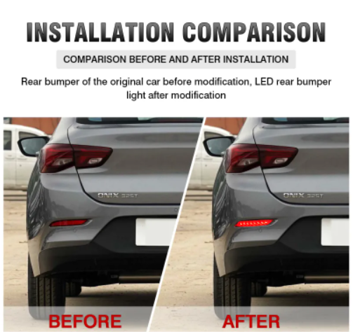  KEEN Rear Bumper Light For Chevrolet Cavalier 2020 2021 2022 Led Tail Light with Flow Turn Signal Brake Reflector Rear Fog Lamp